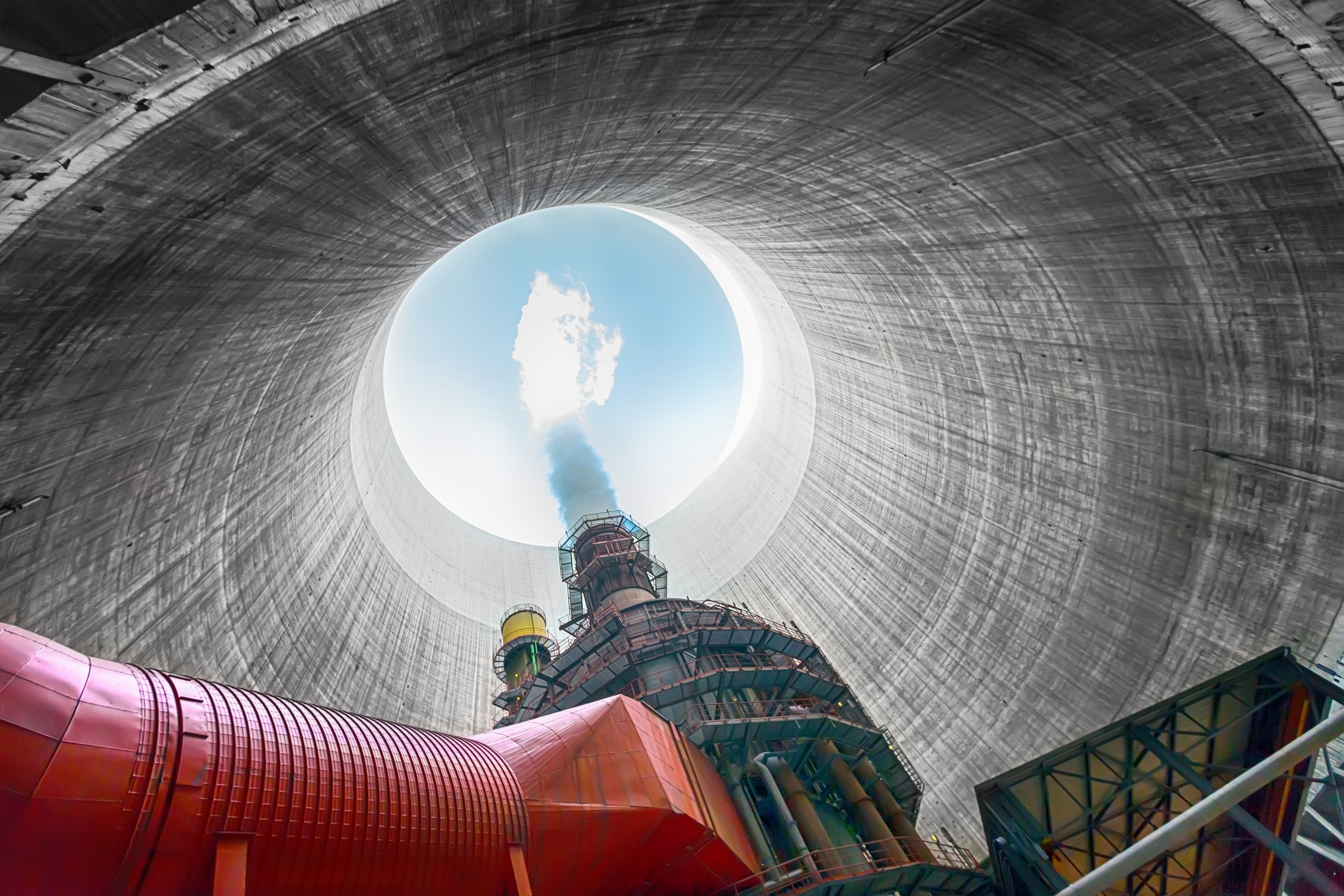 Industrial cooling tower